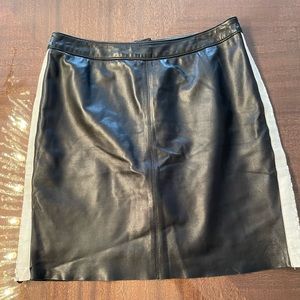 Leather skirt